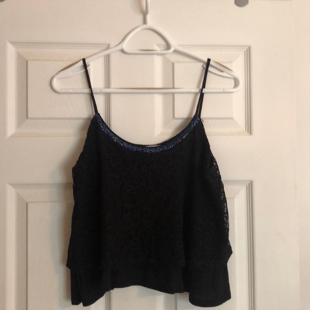 Charlotte Russe black crop top